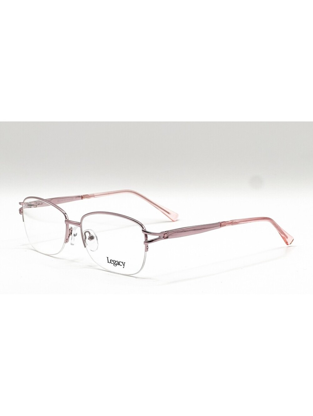 Legacy WR 7101 PK Pink Half Rim Authentic Eyeglass Frames 54-18